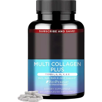 Cápsula de suplementos de colágeno